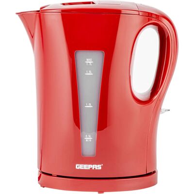 Geepas Electric Kettle - 2200W 1.7L Cordless Fast Boil Jug Kettle Geepas Electric Kettle - 2200W 1.7L Cordless Fast Boil Jug Kettle