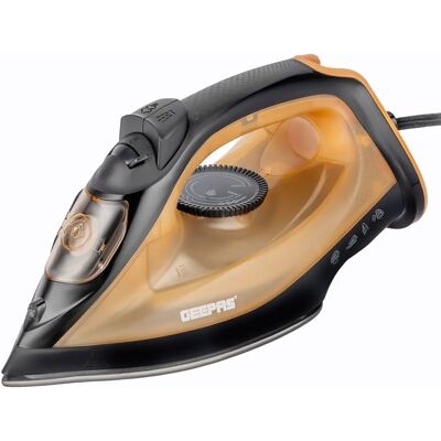 Geepas 1800W - Dry & Wet - Temperature Control - Steam Iron Geepas 1800W - Dry & Wet - Temperature Control - Steam Iron