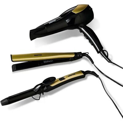 Geepas - Hair Dryer - Straightener - Curler - Hair Styling Set Geepas - Hair Dryer - Straightener - Curler - Hair Styling Set