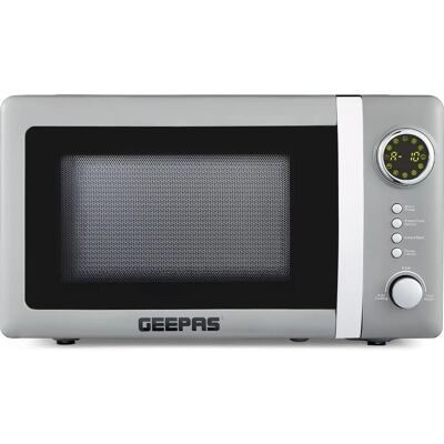 GEEPAS 20L Digital Microwave Oven - Grey - Microwave Oven GEEPAS 20L Digital Microwave Oven - Grey - Microwave Oven
