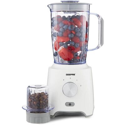 Geepas White Electric Blender - Smoothie Maker 600W 1.8L Geepas White Electric Blender - Smoothie Maker 600W 1.8L