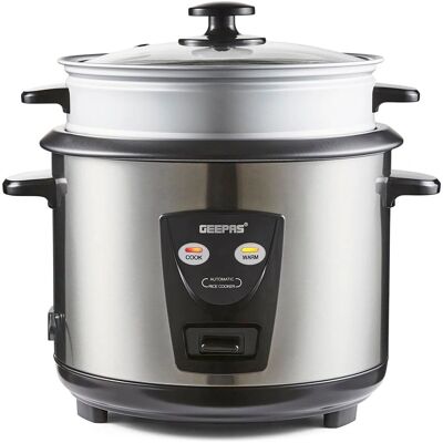 Geepas - 1.8L Rice Cooker Steamer - Keep Warm - Rice cooker Geepas - 1.8L Rice Cooker Steamer - Keep Warm - Rice cooker