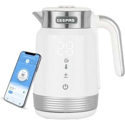 Geepas 1.7l White Wi-Fi Electric Kettle - Electric Kettle Geepas 1.7l White Wi-Fi Electric Kettle - Electric Kettle