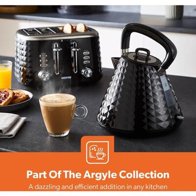 GEEPAS Electric Kettle, Toaster & Microwave Set - Black GEEPAS Electric Kettle, Toaster & Microwave Set - Black