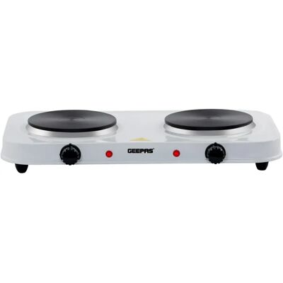 GEEPAS 2000W Electric Portable Kitchen Double Hot Plate - Hot Plate GEEPAS 2000W Electric Portable Kitchen Double Hot Plate - Hot Plate