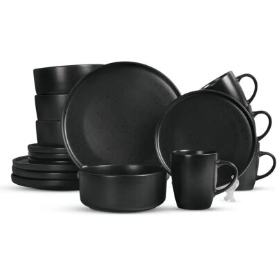 Royalford 16 Piece Stoneware Dinnerware Set - Dinnerware Set Royalford 16 Piece Stoneware Dinnerware Set - Dinnerware Set