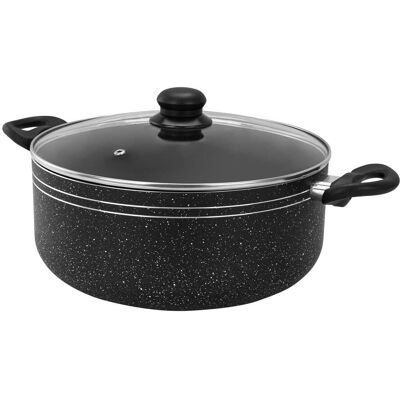 Royalford - Anodized Casserole Pot - 26 cm - Casserole Pot Royalford - Anodized Casserole Pot - 26 cm - Casserole Pot