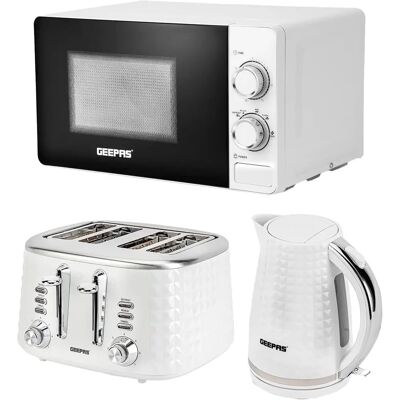 Geepas - Textured Kettle - White - Kitchen Set Geepas - Textured Kettle - White - Kitchen Set