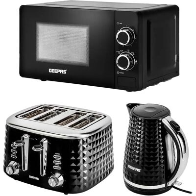 Geepas - Textured Kettle - Black - small appliance set Geepas - Textured Kettle - Black - small appliance set