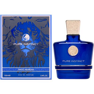 Swiss Arabian Pure Instinct - 100 ml EDP - Niebieski - Męska siła Swiss Arabian Pure Instinct - 100 ml EDP - Niebieski - Męska siła
