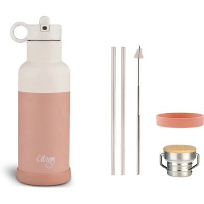 Bottiglia d'acqua Citron 500 ml Acciaio Inox Rosa - Bottiglia d'acqua Bottiglia d'acqua Citron 500 ml Acciaio Inox Rosa - Bottiglia d'acqua