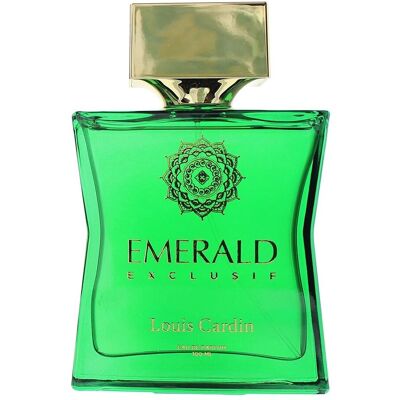 Louis Cardin Emerald Exclusif - Elegant floral scent, Vibrant green bottle, Long-lasting fragrance - Eau De Parfum Louis Cardin Emerald Exclusif - Elegant floral scent, Vibrant green bottle, Long-lasting fragrance - Eau De Parfum