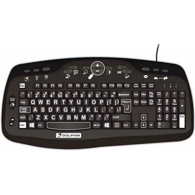 Teclado USB de Oficina Negro Hypertec K-HV-SN Teclado USB de Oficina Negro Hypertec K-HV-SN