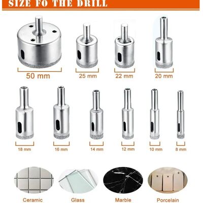 LANGRAY - BLVA0299 - Bit diamantati LANGRAY - BLVA0299 - Bit diamantati