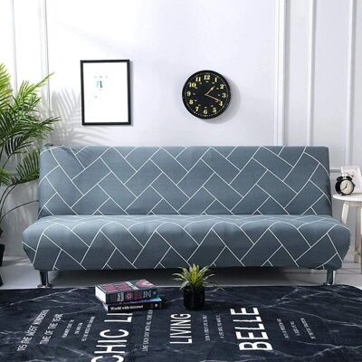 LANGRAY - SofaSlipcover 160-190 - No Arms - Elasticized - Sofa slipcover LANGRAY - SofaSlipcover 160-190 - No Arms - Elasticized - Sofa slipcover