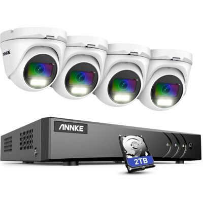 ANNKE - 8CH 5-in-1 DVR - 4x Cámaras 2MP - Kit CCTV ANNKE - 8CH 5-in-1 DVR - 4x Cámaras 2MP - Kit CCTV