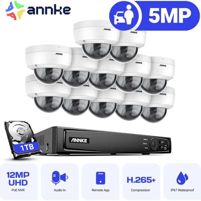 Annke - NVR 12-Channel - Cámaras exteriores - Sistema de seguridad Annke - NVR 12-Channel - Cámaras exteriores - Sistema de seguridad