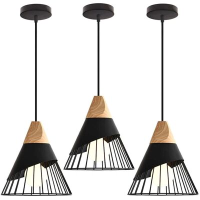 AXHUP Lámpara Colgante Moderna 3 Piezas Forma Badminton - Iluminación AXHUP Lámpara Colgante Moderna 3 Piezas Forma Badminton - Iluminación