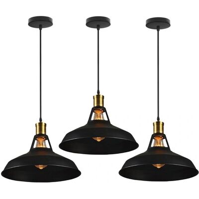 AXHUP Vintage Industrial Pendant Lamp - E27 60W Max - Corridors & Living Rooms AXHUP Vintage Industrial Pendant Lamp - E27 60W Max - Corridors & Living Rooms