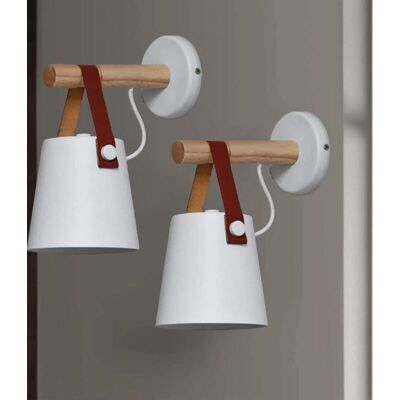 AXHUP Moderne Leder-Wandleuchte - E27 - Wandleuchte für Schlafzimmer & Küche AXHUP Moderne Leder-Wandleuchte - E27 - Wandleuchte für Schlafzimmer & Küche