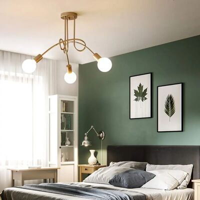 AXHUP - Spider - Gold - 3-Light - Ceiling Light AXHUP - Spider - Gold - 3-Light - Ceiling Light