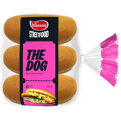 Vaasan - Street Food The Dog - 300g - 6x50g - Hot Dog Bun Vaasan - Street Food The Dog - 300g - 6x50g - Hot Dog Bun