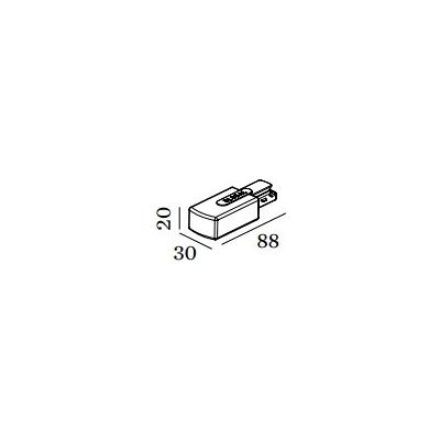 Wever & Ducré 90014018 Hvid skinneforbinder - Belysningsudstyr Wever & Ducré 90014018 Hvid skinneforbinder - Belysningsudstyr