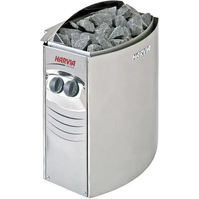 Calefactor de sauna eléctrico Harvia BC45 - Montaje en pared, 4,5 kW, Diseño moderno Calefactor de sauna eléctrico Harvia BC45 - Montaje en pared, 4,5 kW, Diseño moderno