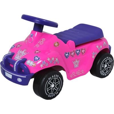 Plasto 1121PRI Ride-on Auto - Offroad Prinzessin, weiche Räder, Finnland Plasto 1121PRI Ride-on Auto - Offroad Prinzessin, weiche Räder, Finnland