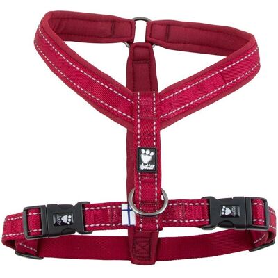 Hurtta Casual Lingon Rote Gepolsterte Hundegeschirr - Hund Y-Geschirr Hurtta Casual Lingon Rote Gepolsterte Hundegeschirr - Hund Y-Geschirr
