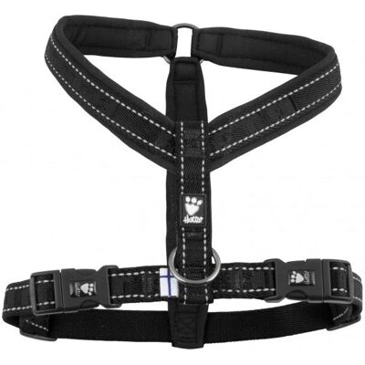 Hurtta Casual Raben Schwarz Polstertes Hund Y-Geschirr - 35cm Hurtta Casual Raben Schwarz Polstertes Hund Y-Geschirr - 35cm