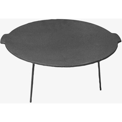 Mustang Støbejern Grillpande - 45cm, Holdbar, Jævn Varme Mustang Støbejern Grillpande - 45cm, Holdbar, Jævn Varme