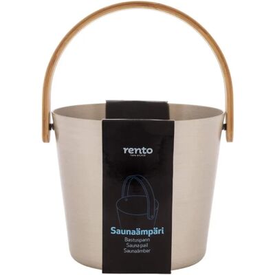 Seau de Sauna Champagne Rento - Accessoires pour Sauna - Publicité Seau de Sauna Champagne Rento - Accessoires pour Sauna - Publicité