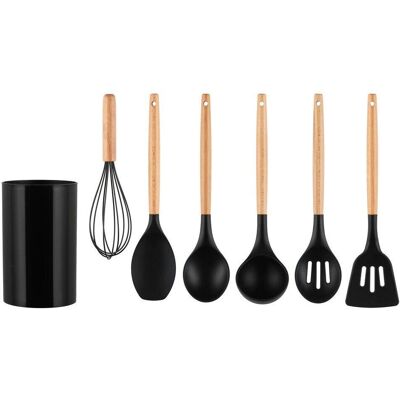 BAKAJI Set Mestoli 7 Stück - Küchenutensilien-Set BAKAJI Set Mestoli 7 Stück - Küchenutensilien-Set
