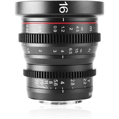 Meike 16mm T2.2 Cinema MFT - Objektiv Meike 16mm T2.2 Cinema MFT - Objektiv