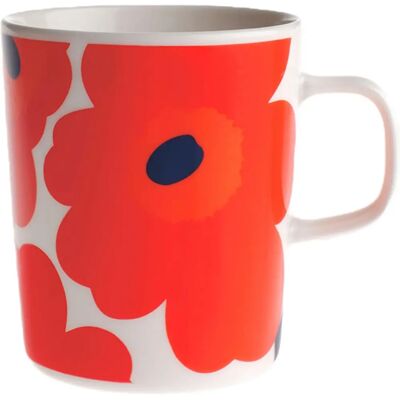 Marimekko Oiva Unikko Kopp - Rød/Hvit - Kopp Marimekko Oiva Unikko Kopp - Rød/Hvit - Kopp