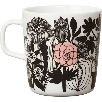 Marimekko Oiva/Siirtolapuutarha Mug 4dl - Kopp - Stentøy - Maija Louekari Marimekko Oiva/Siirtolapuutarha Mug 4dl - Kopp - Stentøy - Maija Louekari