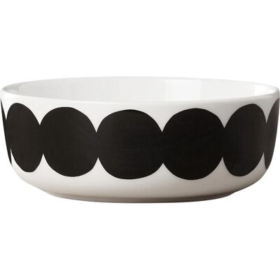 Marimekko Oiva Räsymatto Skål - 4dl - Hvit/Svart - Skål Marimekko Oiva Räsymatto Skål - 4dl - Hvit/Svart - Skål