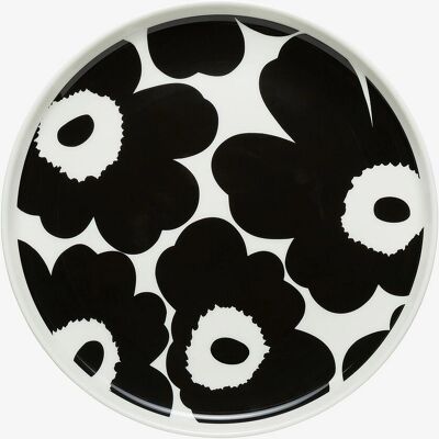 Marimekko Unikko Tallrik - 20cm Flerfärgad/Vit/Svart Marimekko Unikko Tallrik - 20cm Flerfärgad/Vit/Svart