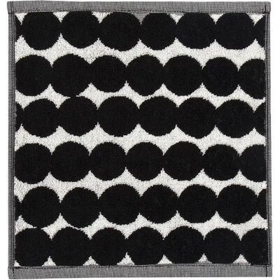 Marimekko Räsymatto Økologisk Bomulls Face Cloth - Svart Marimekko Räsymatto Økologisk Bomulls Face Cloth - Svart