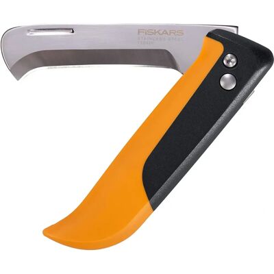 Fiskars K80 Taitettava Veitsi - Ergonominen, Kompakti, Ruostumaton Teräs Fiskars K80 Taitettava Veitsi - Ergonominen, Kompakti, Ruostumaton Teräs