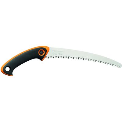 Fiskars Piła ogrodowa SW-240 Wysokiej jakości stal zakrzywione ostrze - Narzędzie ogrodowe dla profesjonalistów Fiskars Piła ogrodowa SW-240 Wysokiej jakości stal zakrzywione ostrze - Narzędzie ogrodowe dla profesjonalistów