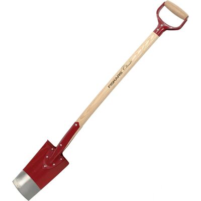 Pala de jardín Fiskars - 105cm, Rojo, Mango de fresno FSC, Hoja de acero Pala de jardín Fiskars - 105cm, Rojo, Mango de fresno FSC, Hoja de acero