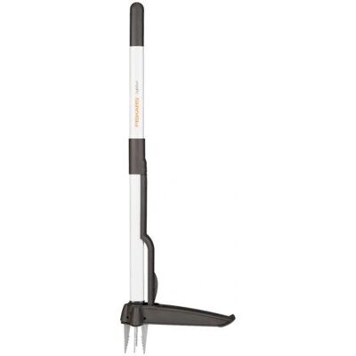 Erpice Bianco di Fiskars - Utensile da Giardino Ergonomico per Rimozione Profonda Erpice Bianco di Fiskars - Utensile da Giardino Ergonomico per Rimozione Profonda
