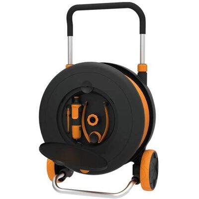 Fiskars Waterwheel M Bobine d'Arrosage - Bobine d'arrosage pour jardin - Publicité Fiskars Waterwheel M Bobine d'Arrosage - Bobine d'arrosage pour jardin - Publicité