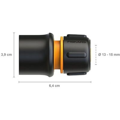 Fiskars - FLOW - 3–15 mm - solid - snabbkoppling Fiskars - FLOW - 3–15 mm - solid - snabbkoppling