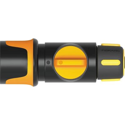 Fiskars Gartenschlauchanschluss - Schnellverschluss, Ergonomische Ventil, SoftGrip, Farbcode - Gartenschlauchanschluss Fiskars Gartenschlauchanschluss - Schnellverschluss, Ergonomische Ventil, SoftGrip, Farbcode - Gartenschlauchanschluss