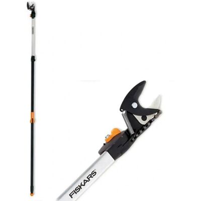 Fiskars UP86 - Teleskop-Astschere - 240/400cm + 45cm Säge - Ø32mm Fiskars UP86 - Teleskop-Astschere - 240/400cm + 45cm Säge - Ø32mm