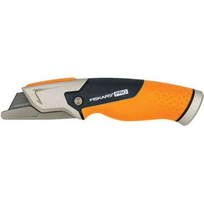 Narzędzie wielofunkcyjne CarbonMax Fiskars - Składany ochraniacz ostrza - Bezpieczne mocowanie Narzędzie wielofunkcyjne CarbonMax Fiskars - Składany ochraniacz ostrza - Bezpieczne mocowanie