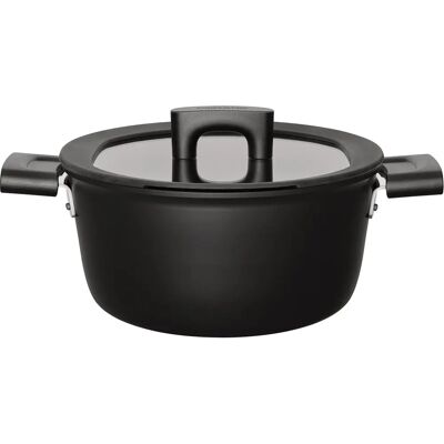 Sartén Fiskars Hard Face 3.5L con tapa Sartén Fiskars Hard Face 3.5L con tapa